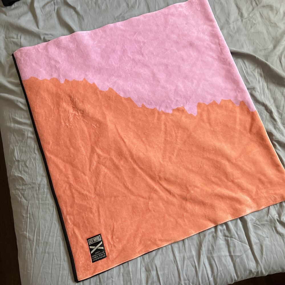ACE HOTEL Limited Edition 2023 Large Towel, bedspread, blanket Size 62x34 Inches